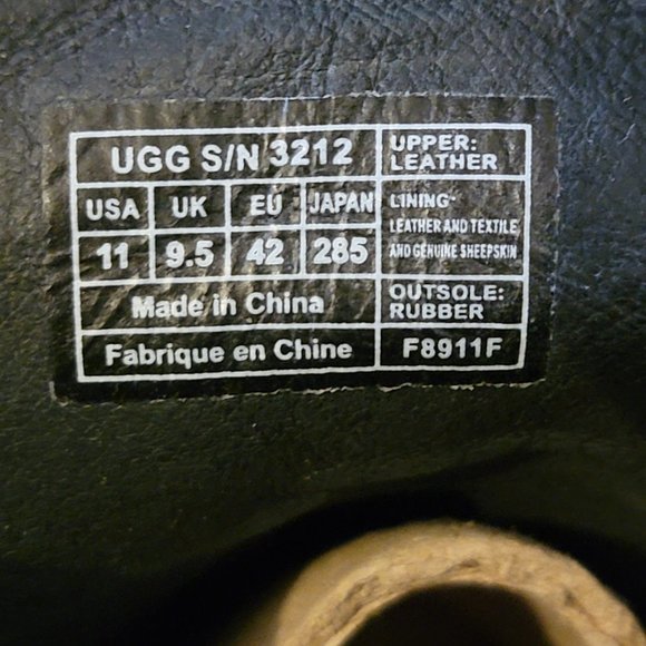 UGG Brienne Suede Boots Size 11 - Picture 9 of 9